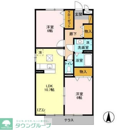 コリーヌ・ アンの物件間取画像